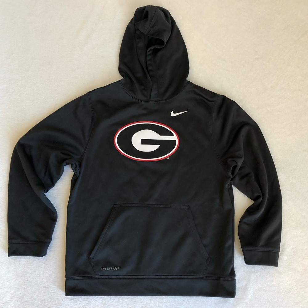 Georgia Nike hooded sweatshirt Large UGA Bulldogs